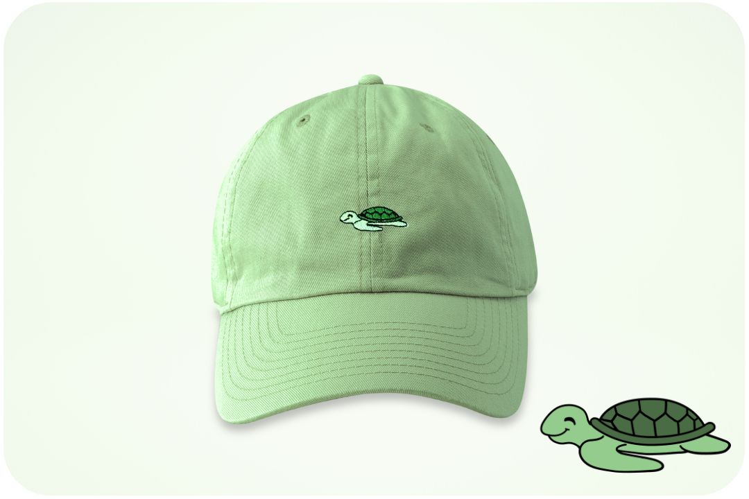 Sea Turtle Adoption Cap - Green