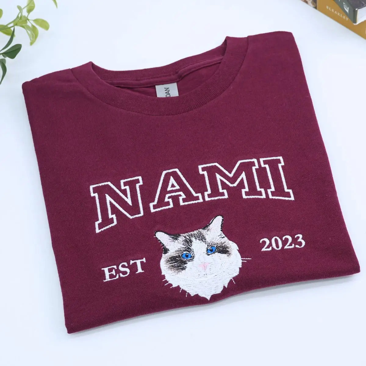 Custom Embroidered Dog Mom Era Shirt | Personalized Pet Lover Gift