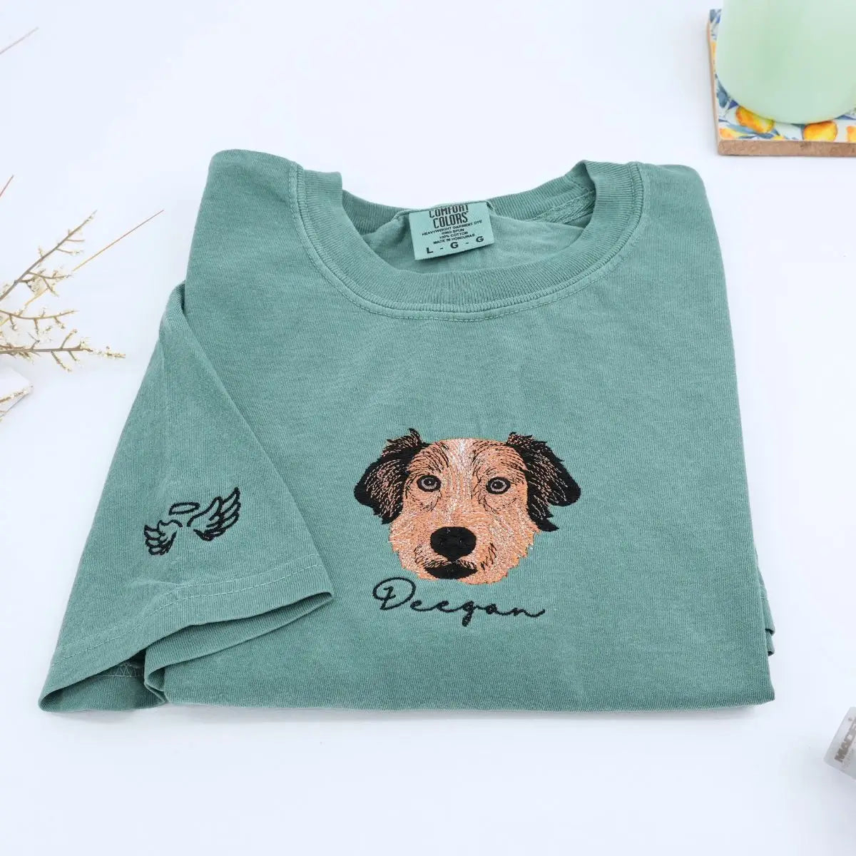 Custom Embroidered Dog Mom Era Shirt | Personalized Pet Lover Gift