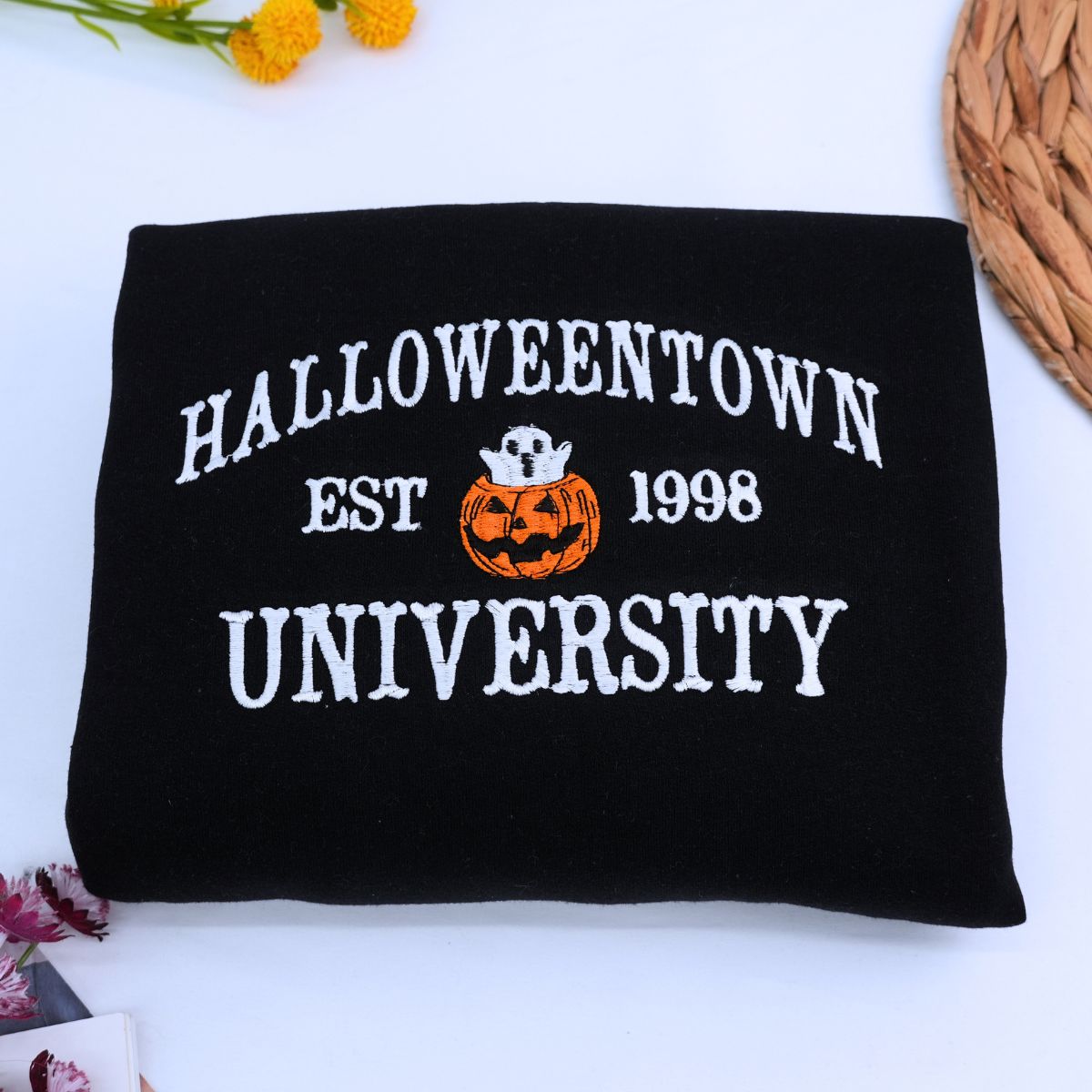 Embroidered Halloweentown University Fall Shirt & Hoodie