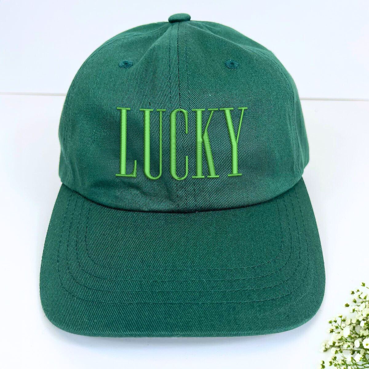 Embroidered Lucky Hat for St. Patricks Day