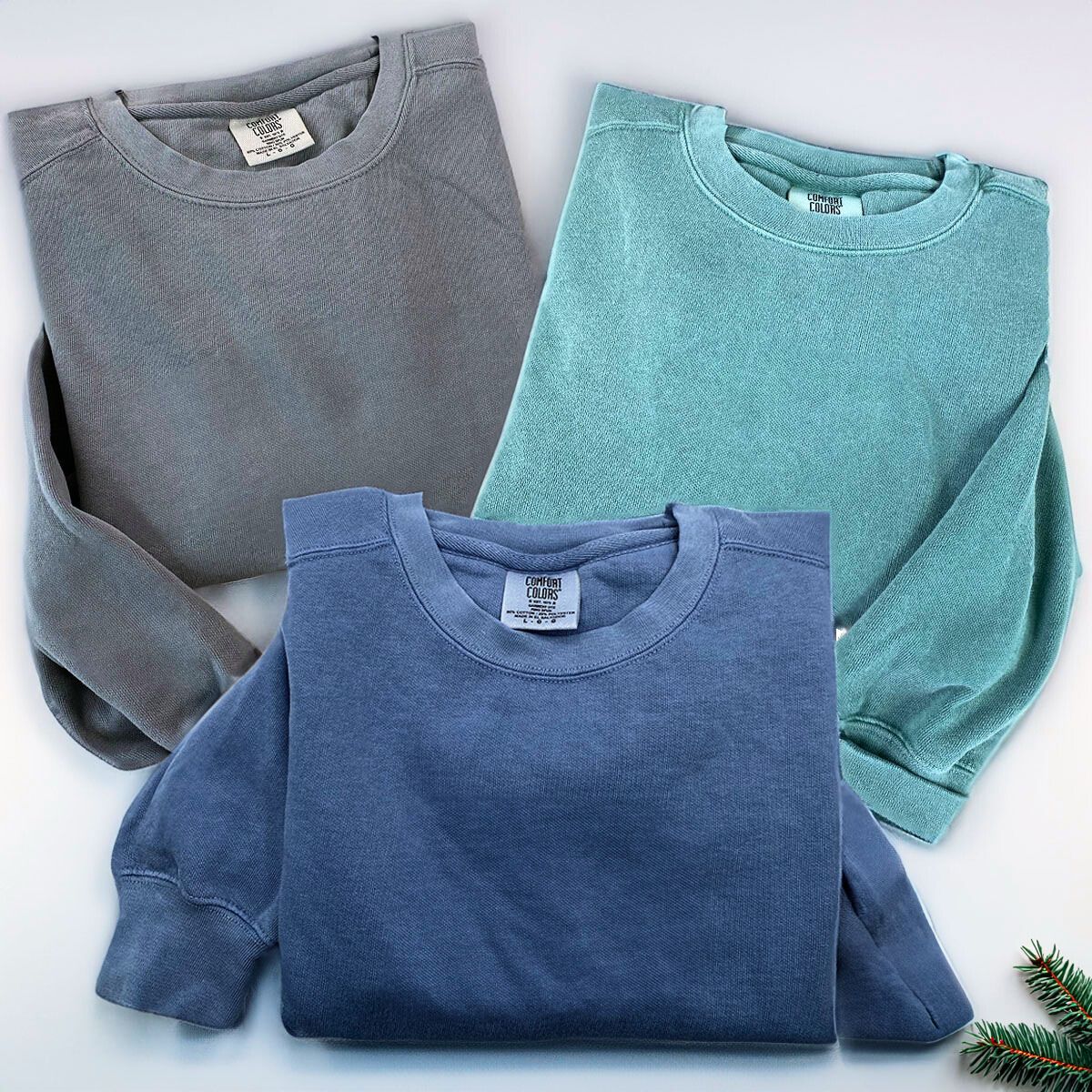 Premium Blank Crewneck Sweatshirt Set of 3