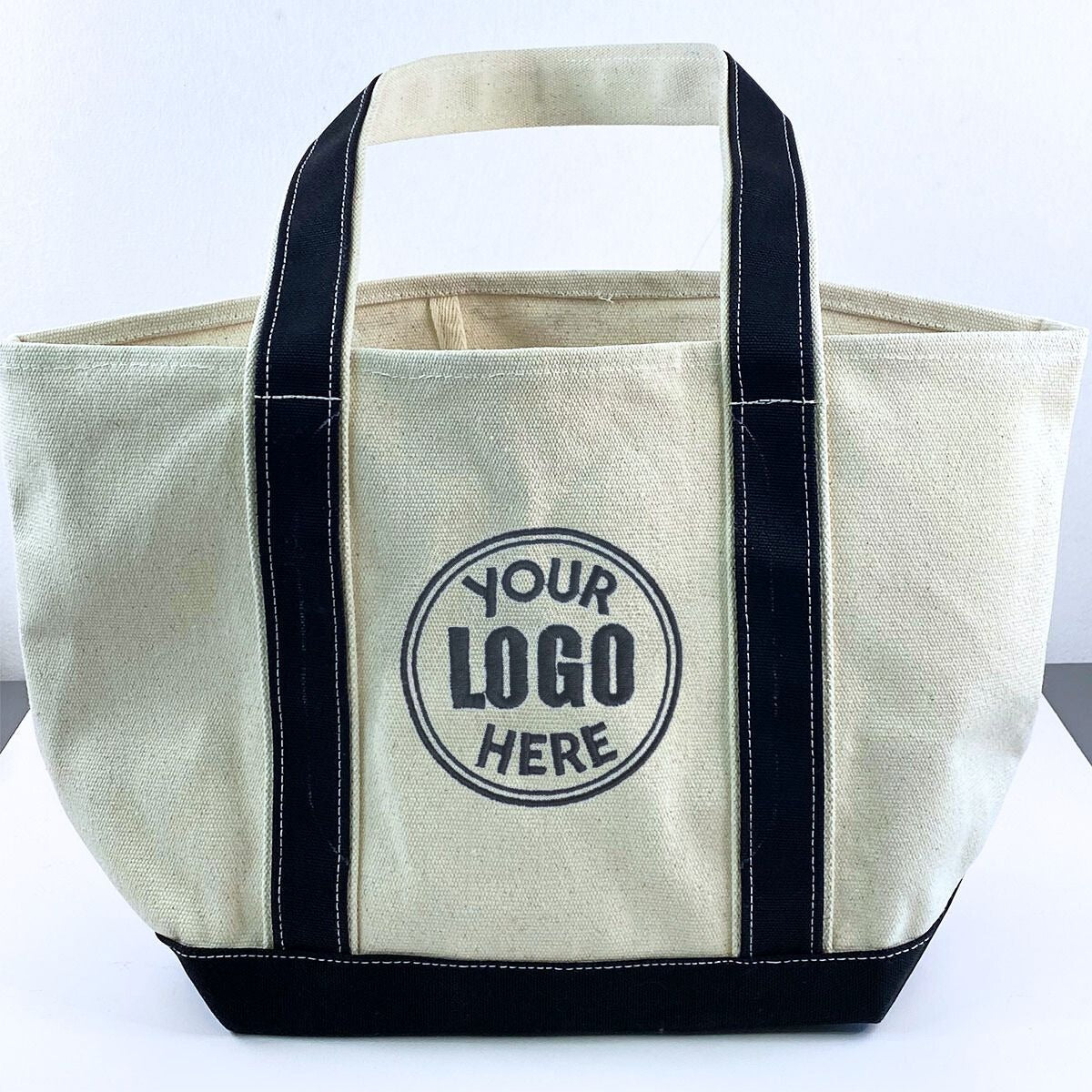 Custom Logo Embroidered Tote Bag - Promotional Business Bag
