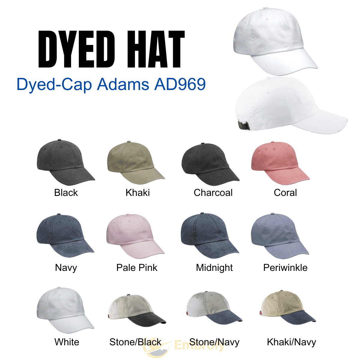 Car Embroidered Hat for Car Enthusiasts