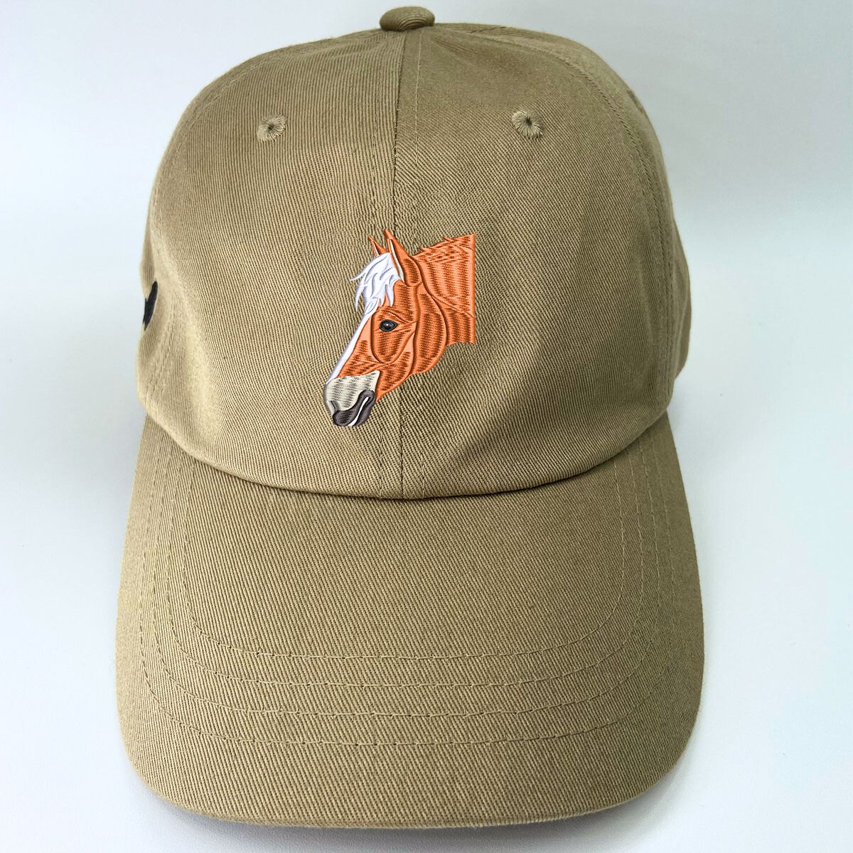 Elegant Horse Embroidered Dad Hat