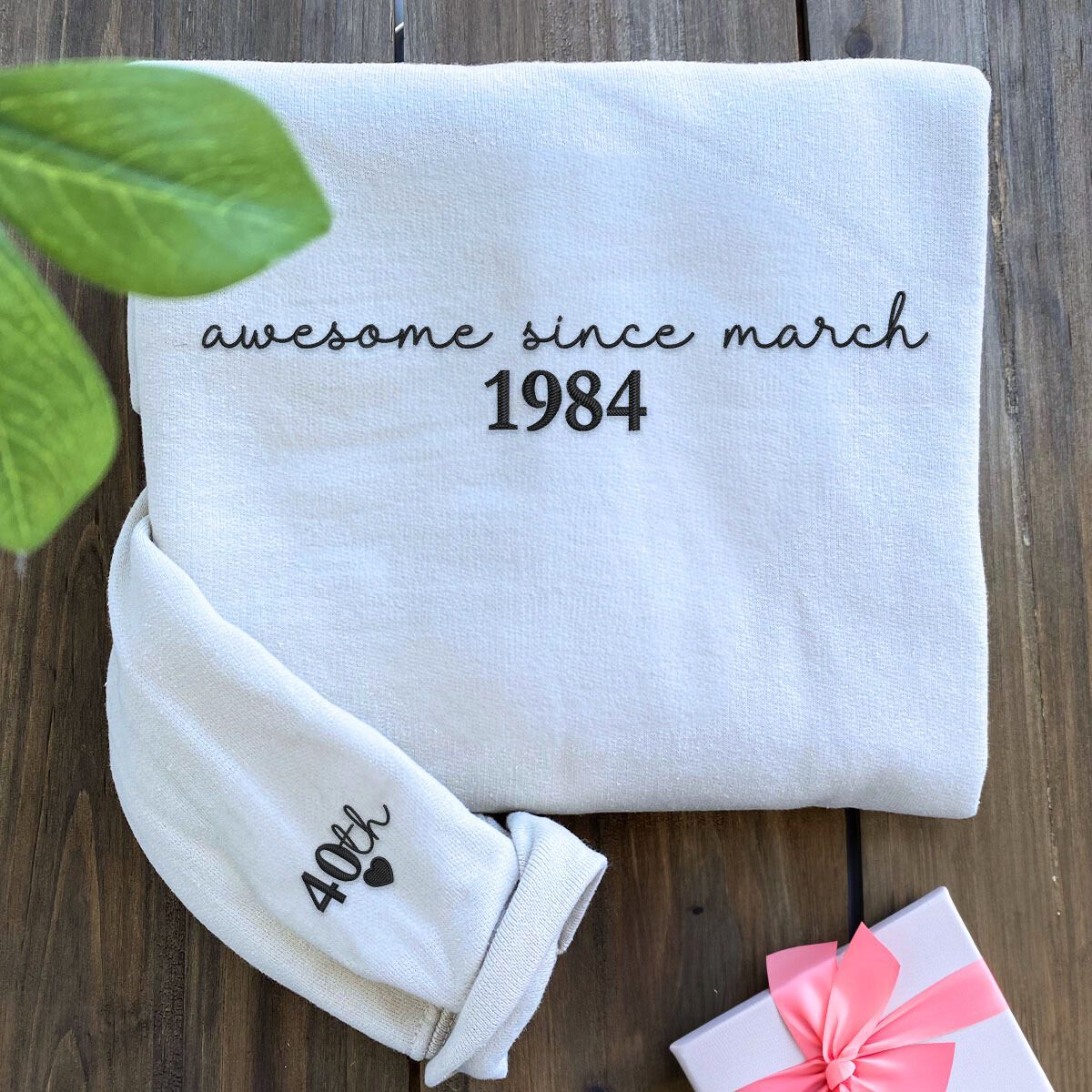 Personalized Birthday Embroidered Shirt - Unique Gift Idea