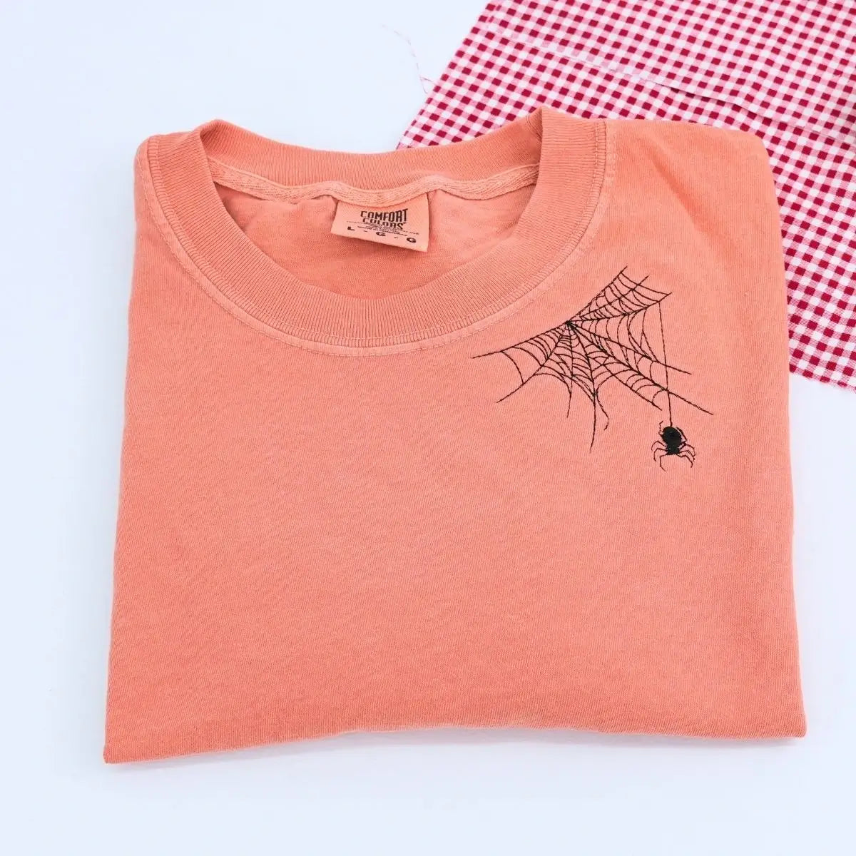 Spiderweb Halloween Embroidered Sweatshirt
