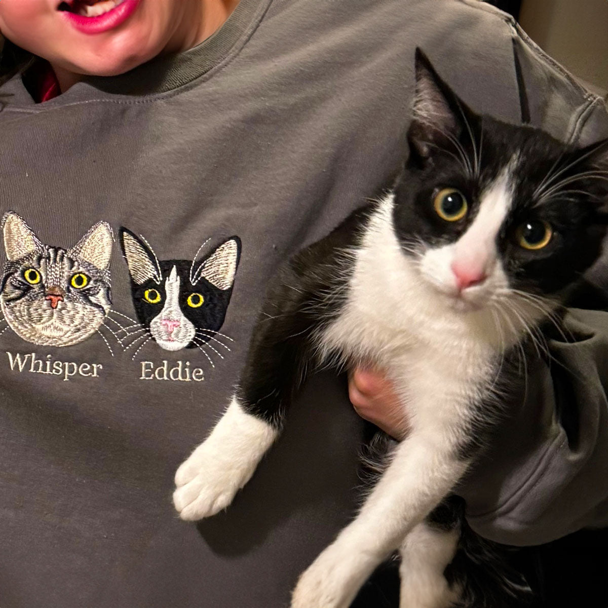 Custom Embroidered Corgi Sweatshirt or Hoodie in Various Colors