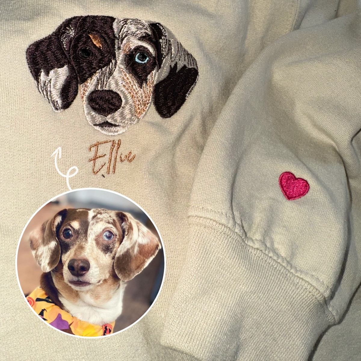 Custom Embroidered Corgi Sweatshirt or Hoodie in Various Colors