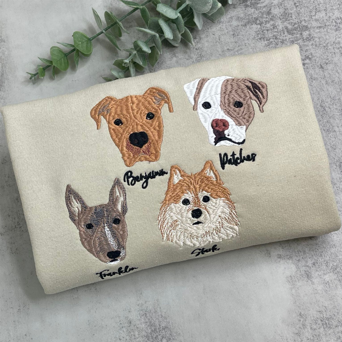 Border Collie Embroidered Sweatshirt | Custom Pet Gift