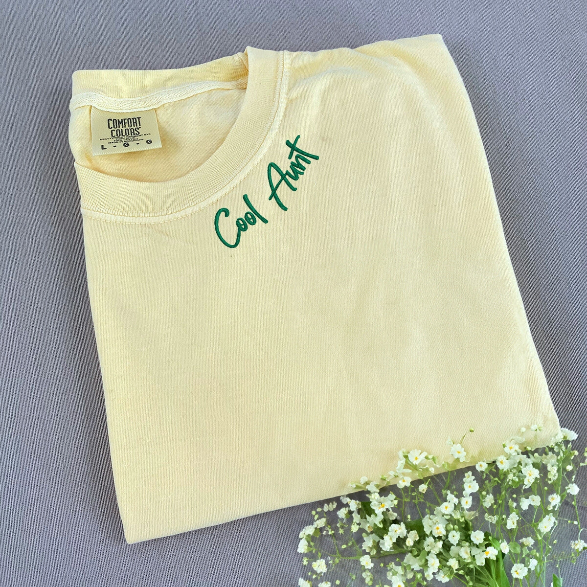 Custom Embroidered Neckline Collar Shirt - Personalized Minimalist Style