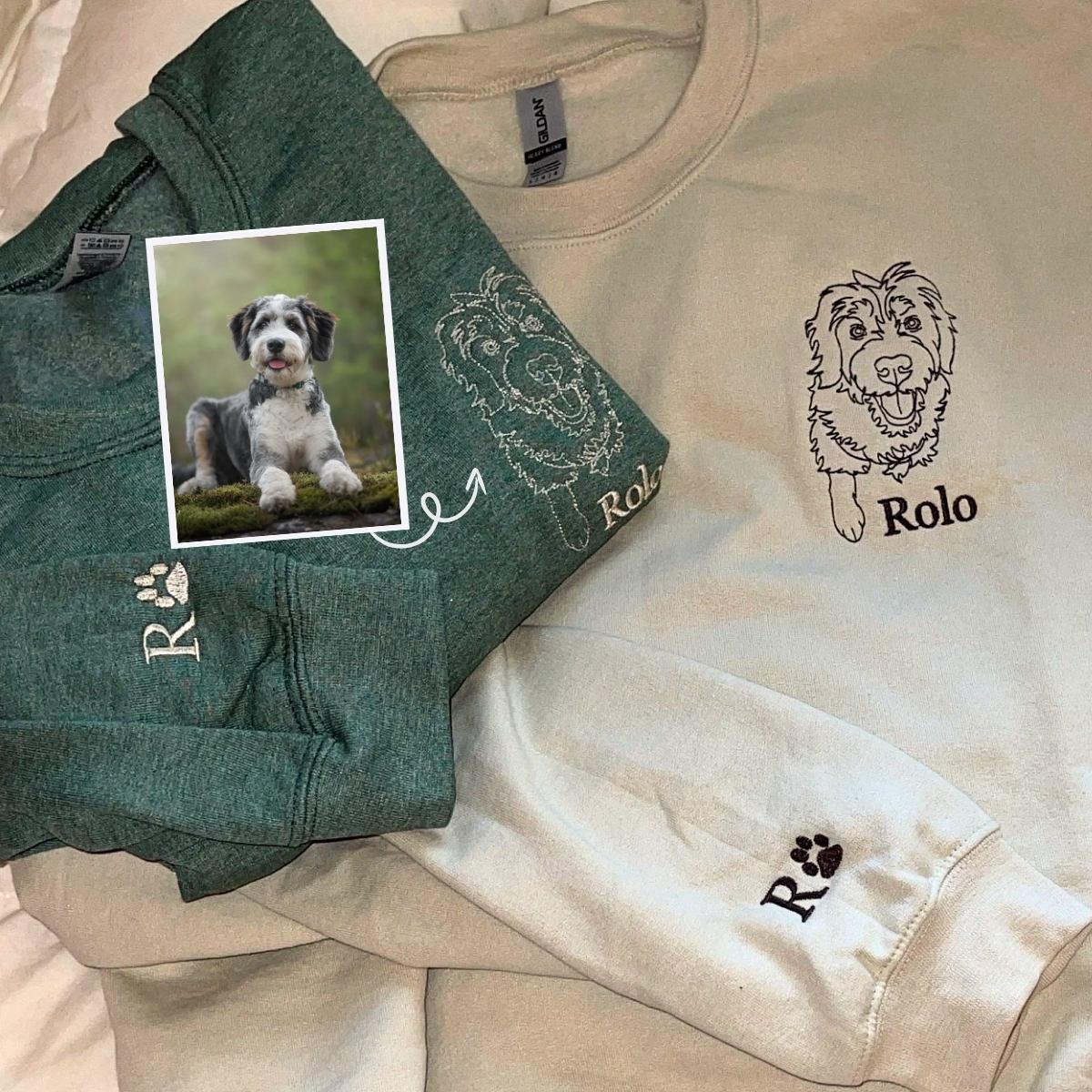 Custom Poodle Embroidered Sweatshirt | Cozy & Stylish
