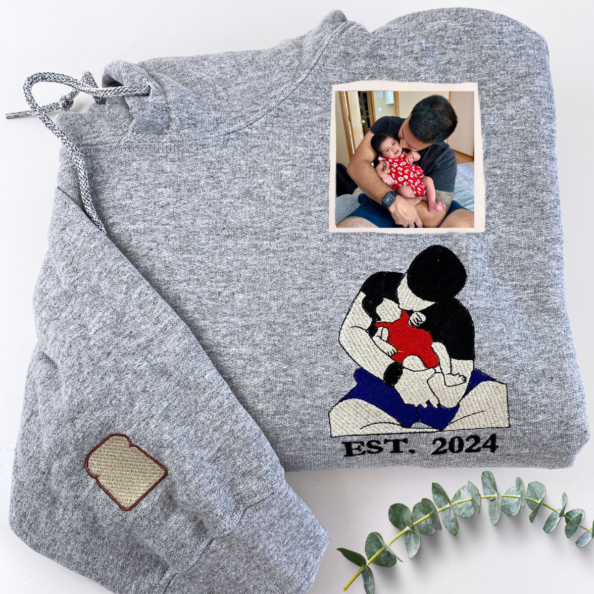 Personalized Father Daughter Photo Hoodies | Cozy Bond Sweatshirts
