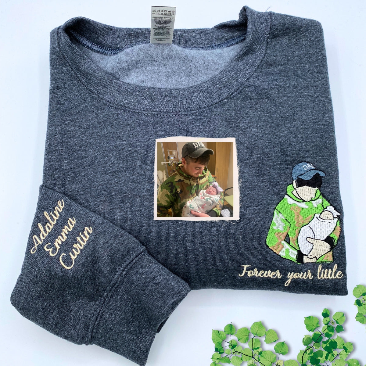 Personalized Father Daughter Photo Hoodies | Cozy Bond Sweatshirts