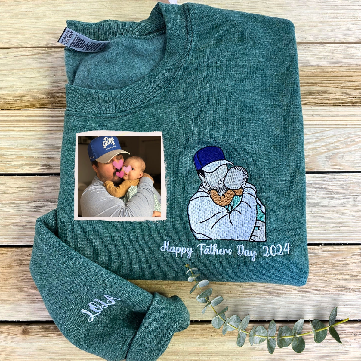 Personalized Father Daughter Photo Hoodies | Cozy Bond Sweatshirts