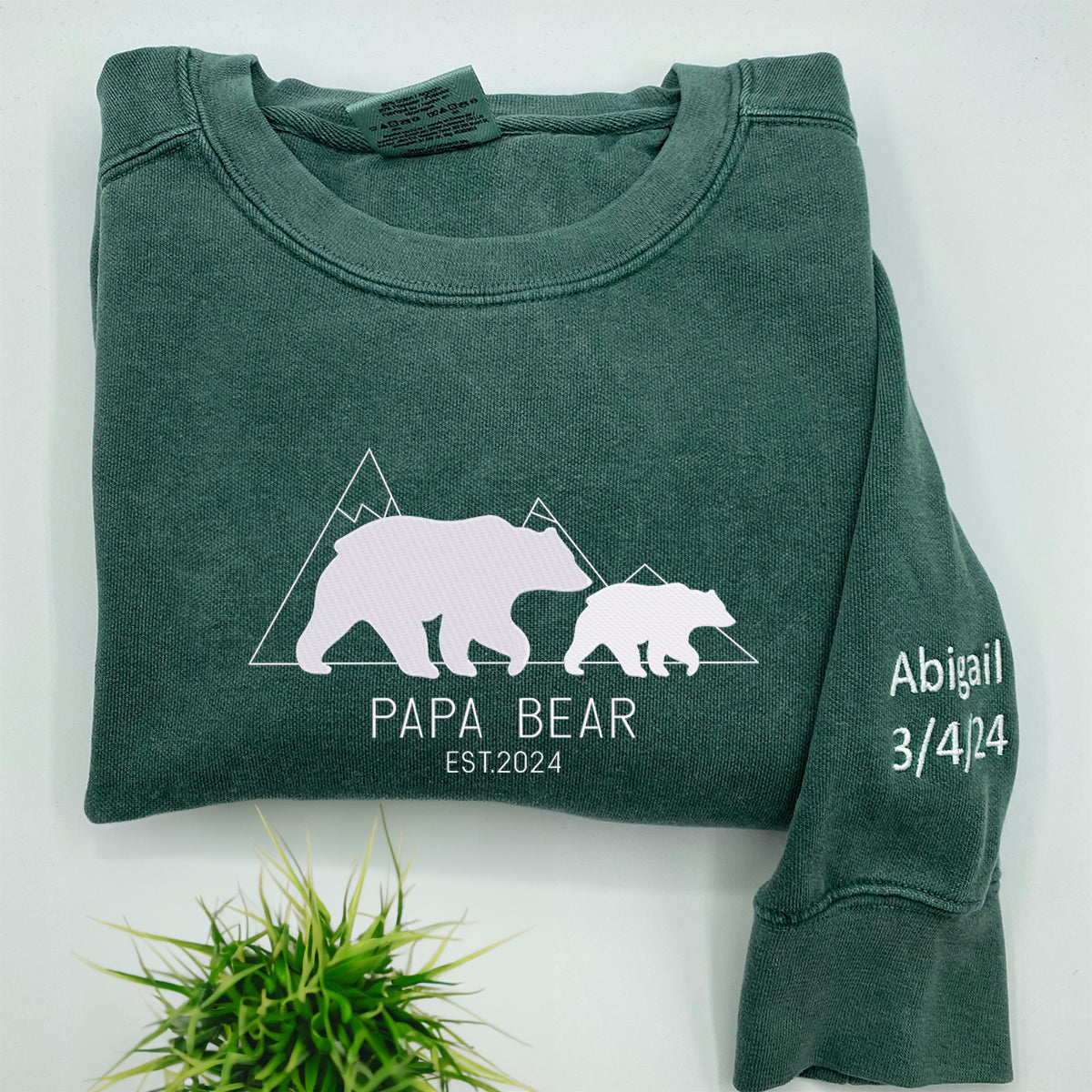 Embroidered Papa Bear Comfort Shirt - Stylish & Comfy