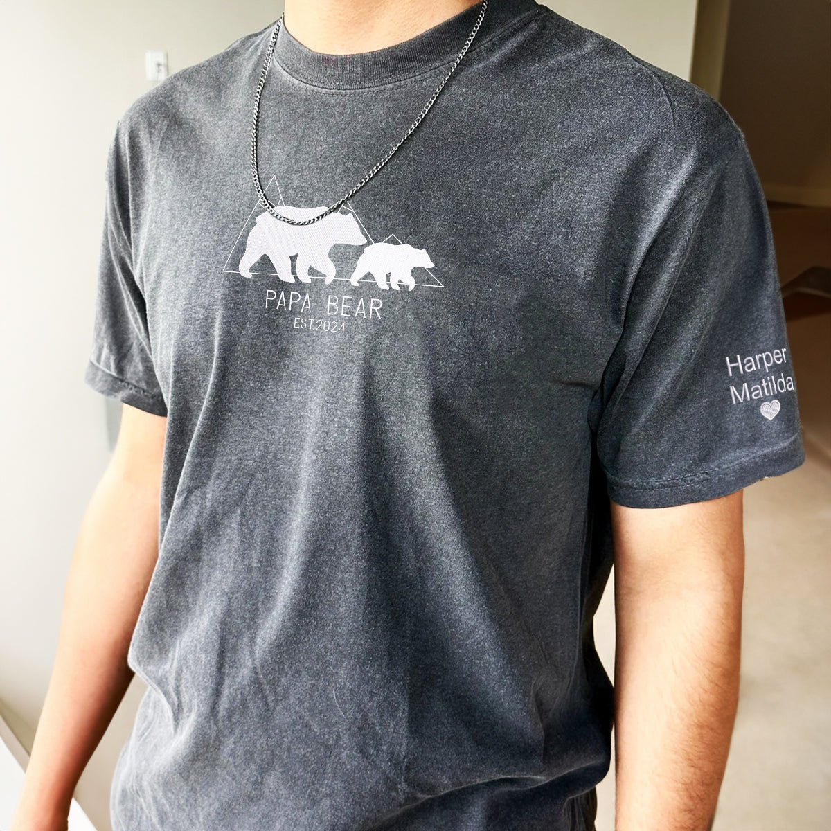 Embroidered Papa Bear Comfort Shirt - Stylish & Comfy