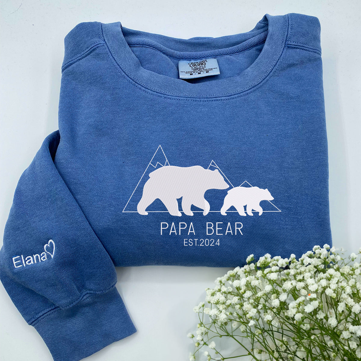 Embroidered Papa Bear Comfort Shirt - Stylish & Comfy