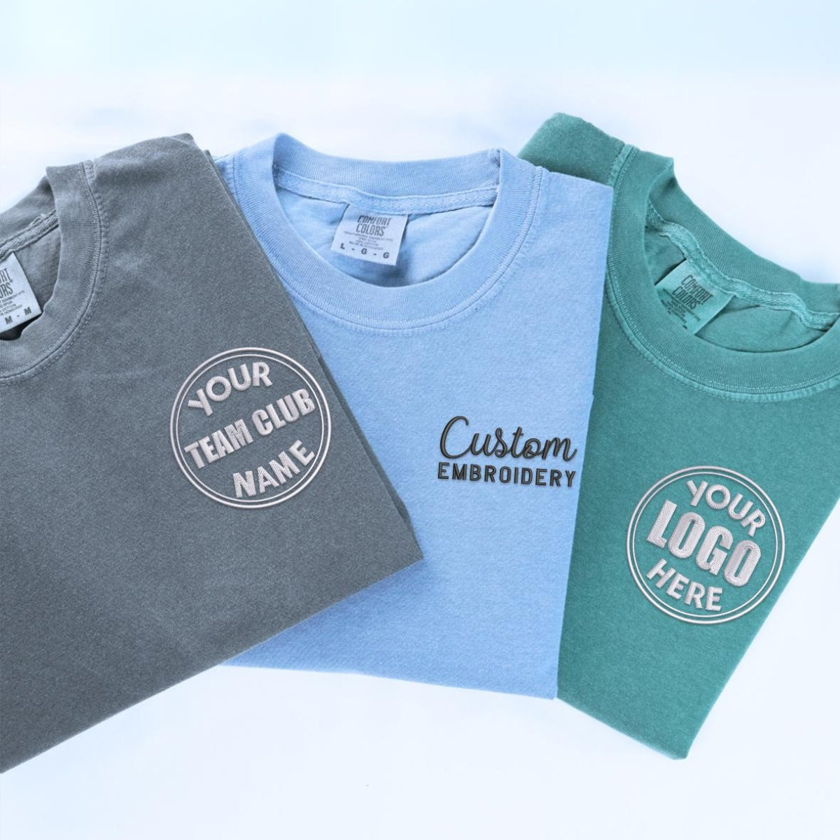 Custom Embroidered Logo T-Shirts for Personalized Style