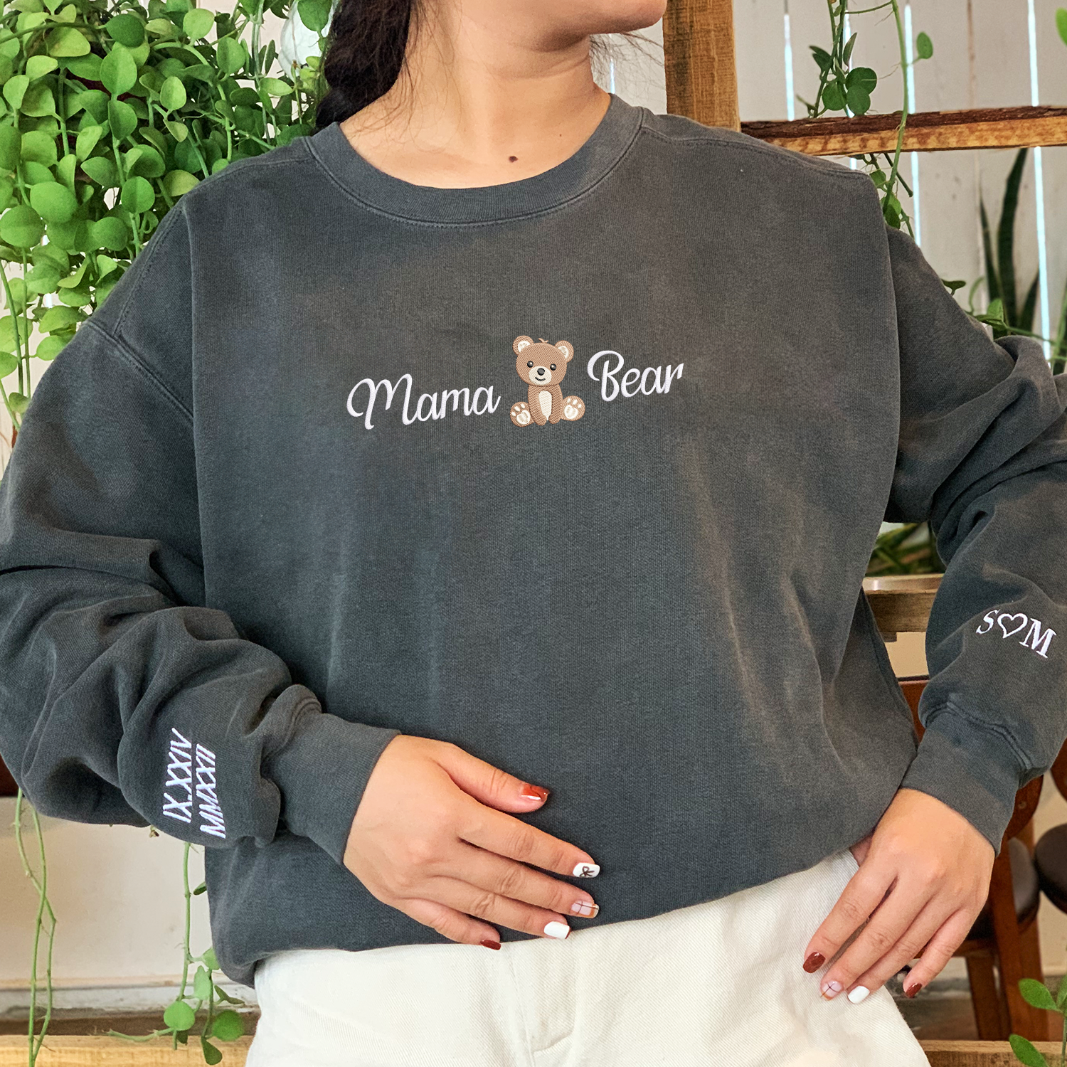 Mama Bear Embroidered Comfort Shirt - Stylish & Durable