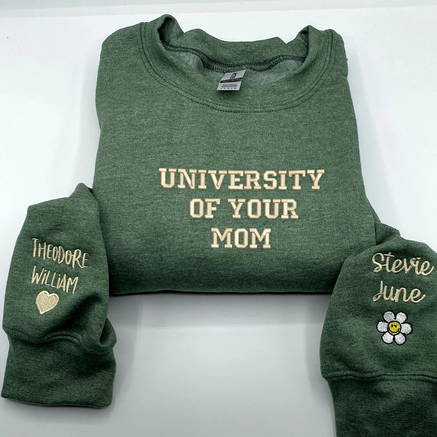 Embroidered Sweatshirt Hoodie University Appreciation Gift