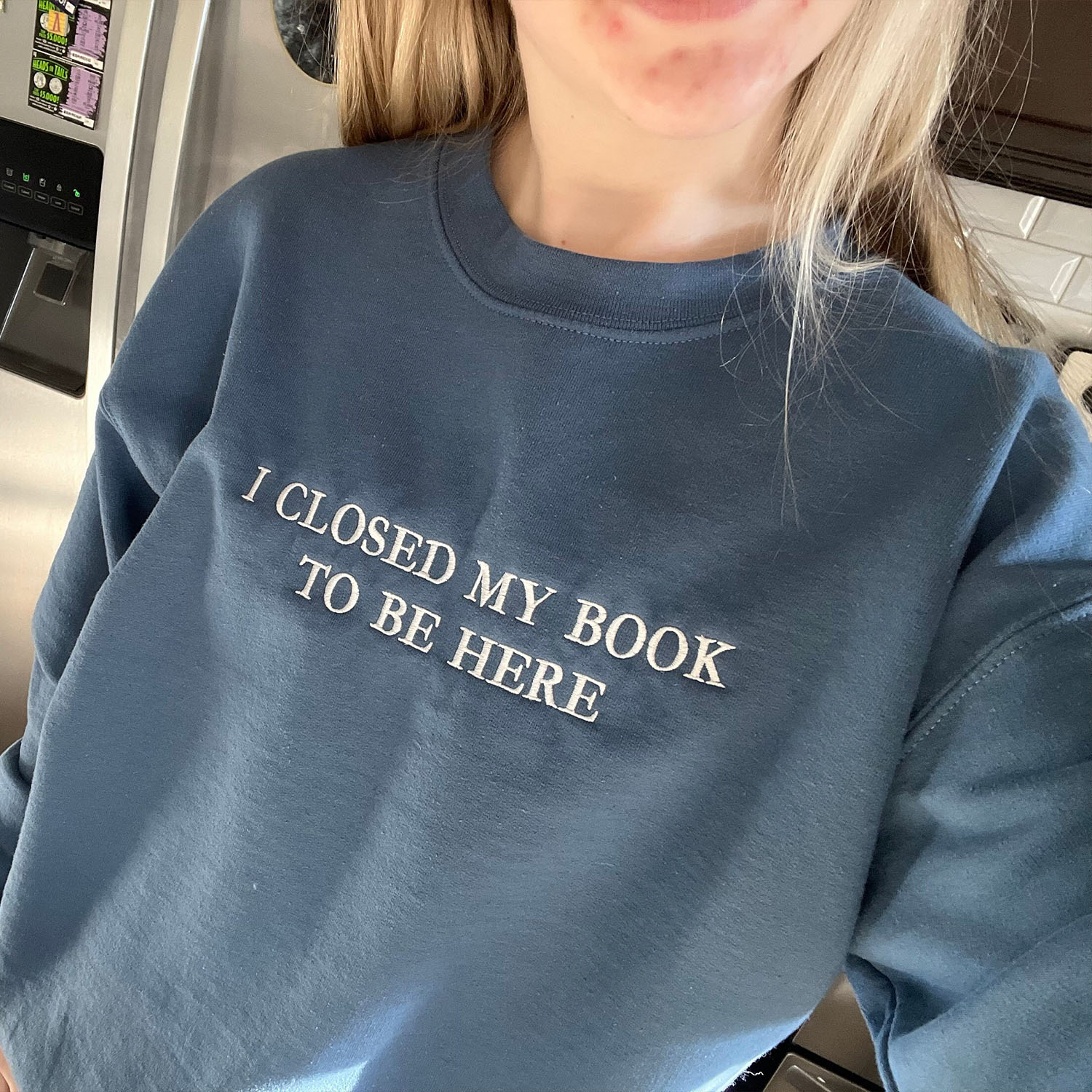 Novelty Book Lover Sweatshirt - Cozy Reading Passion Apparel