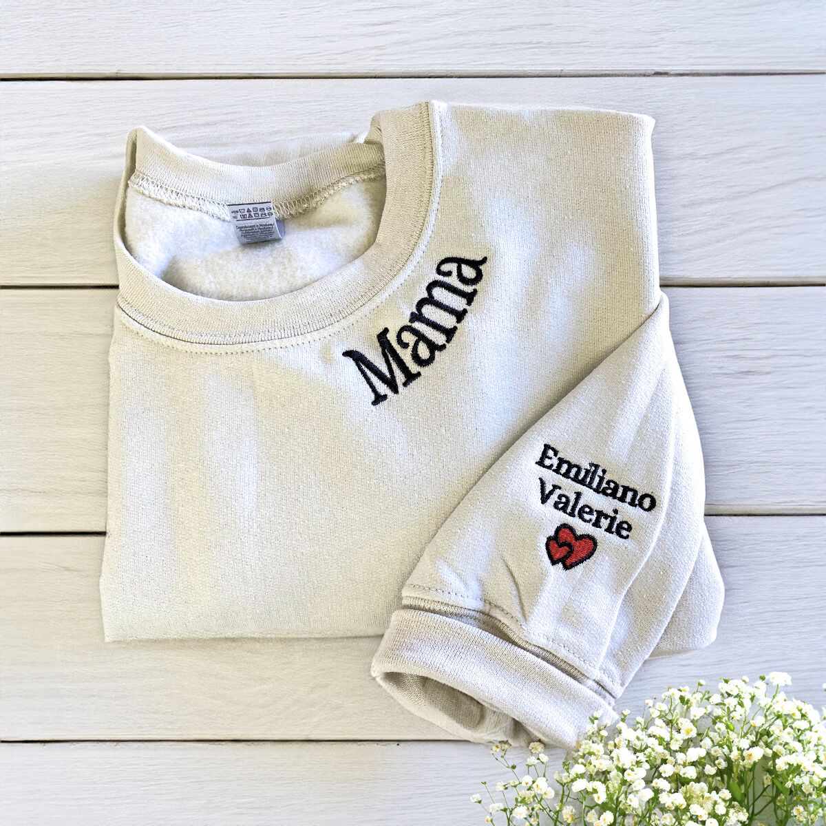 Personalized Embroidered Auntie Sweatshirt or Hoodie for New Aunts