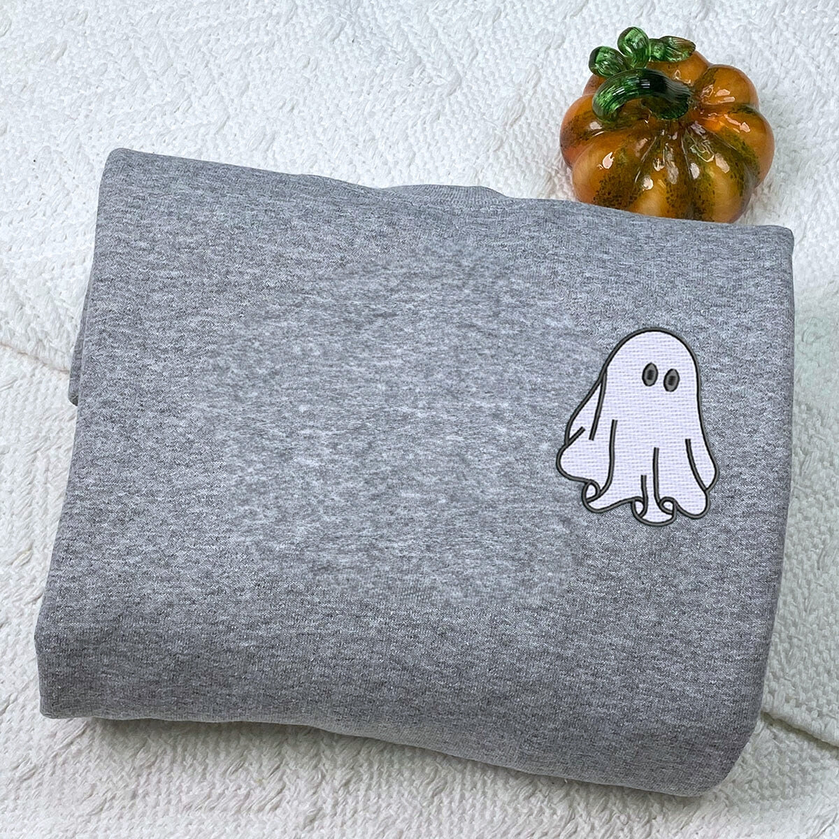 Halloween Ghost Crewneck Sweatshirt or Hoodie for Stylish Couples