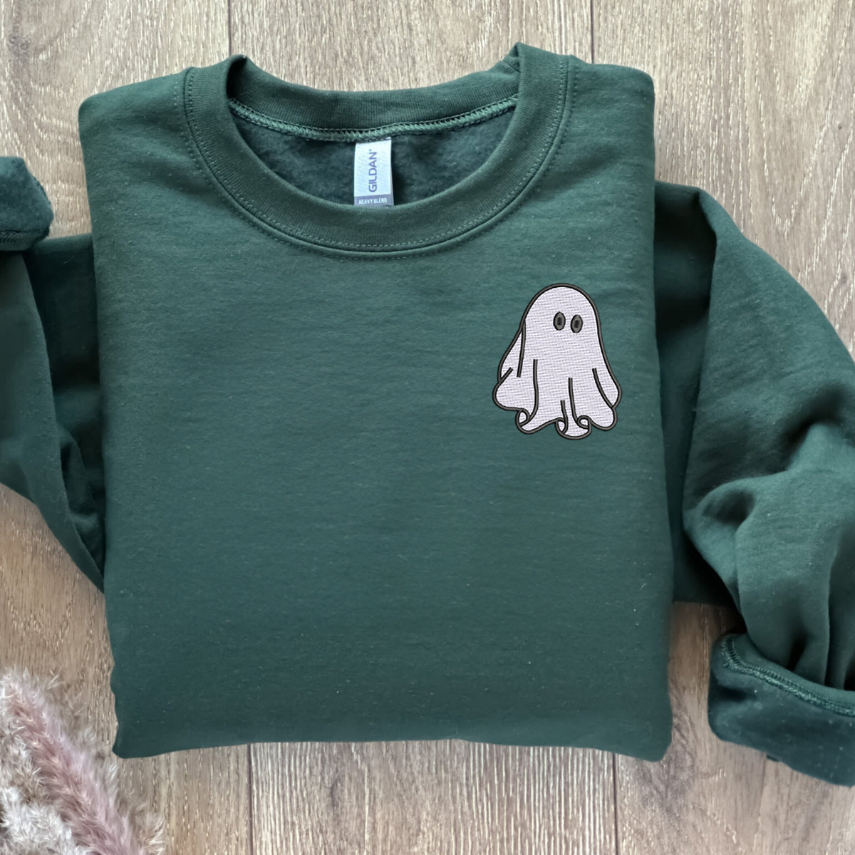 Halloween Ghost Crewneck Sweatshirt or Hoodie for Stylish Couples