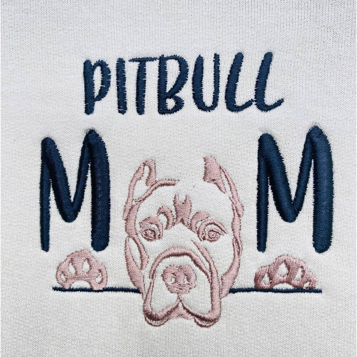 Custom Dog Mom Shirt with Embroidered Dog Name, Personalized Gift