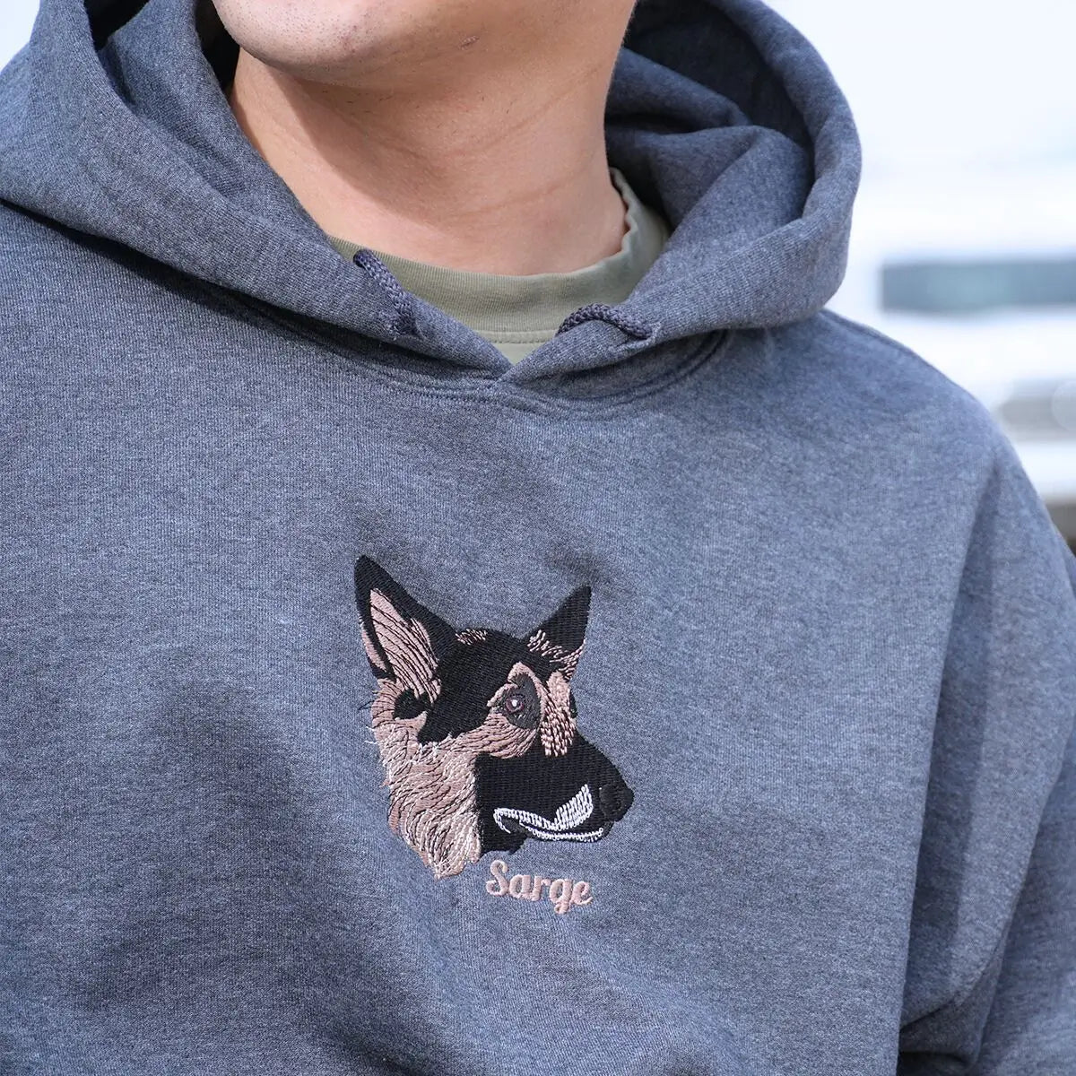 Personalized Embroidered German Shepherd Dog Mom Shirt for Pet Lovers