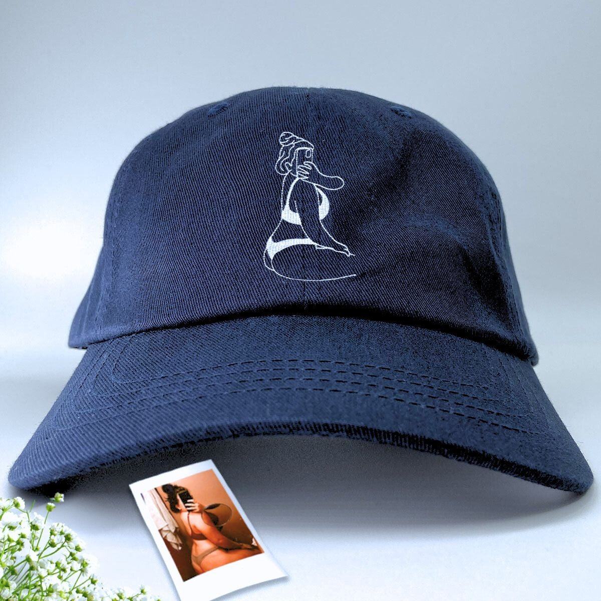 Personalized Embroidered Spicy Photo Hat for Him | Unique Gift Idea