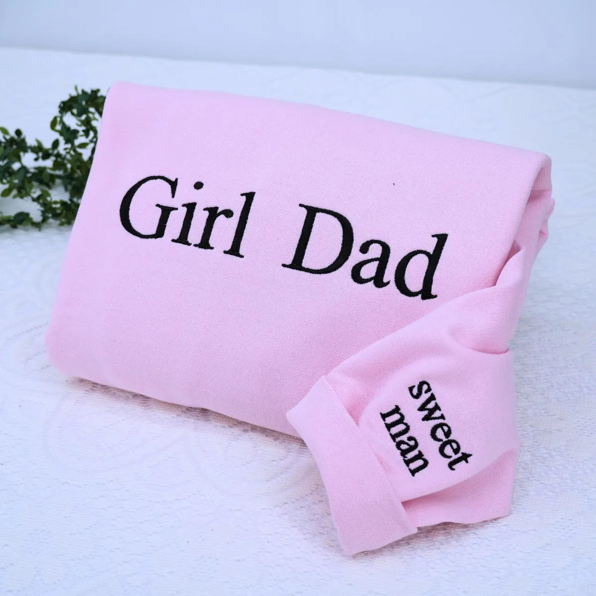 Personalized Fathers Day Hoodie with Embroidered Est 2023 Any Year