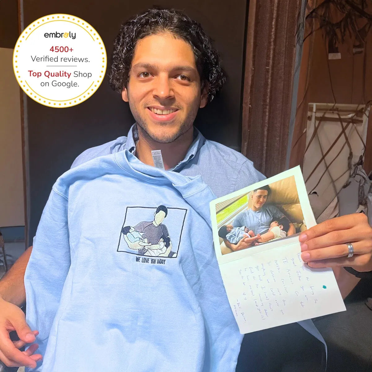 Personalized EmbroideredAwesome DaughterSweatshirt or Hoodie