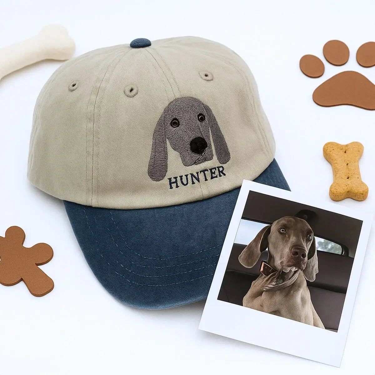 Custom Embroidered Dog Dad Hat - Personalized Pet Lover Gift