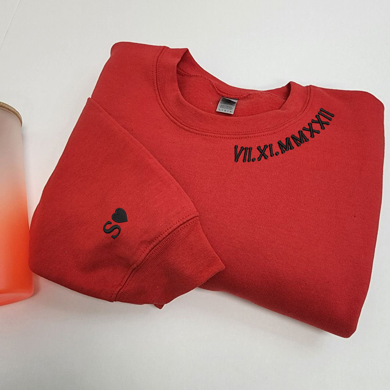 Personalized Roman Numeral Couple Sweatshirt or Hoodie