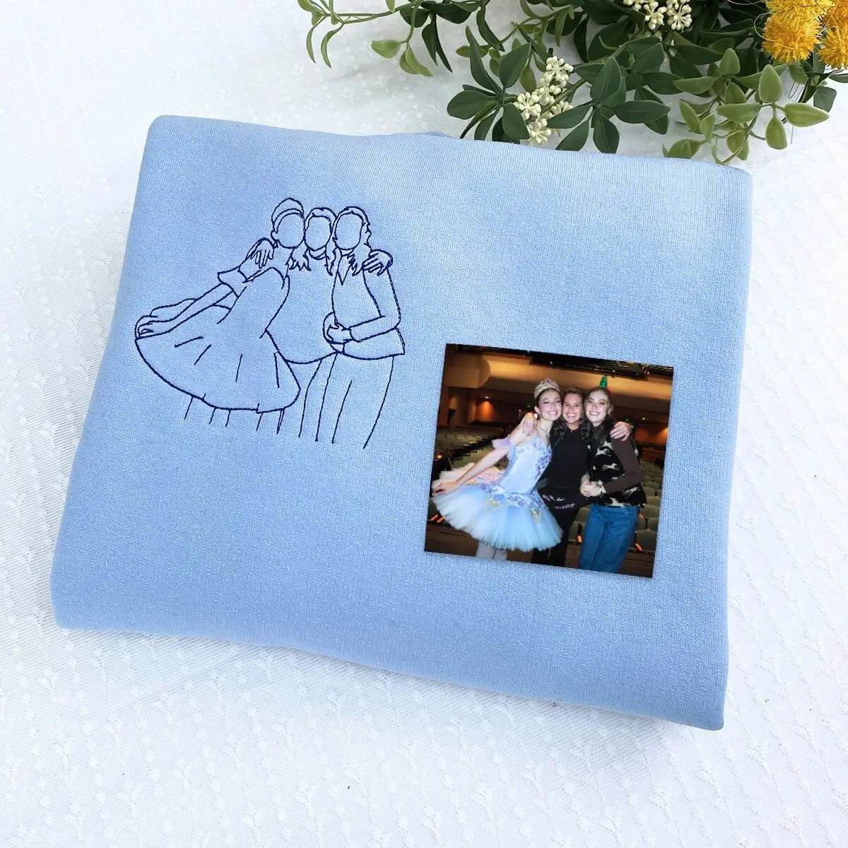 Custom Photo Best Friend Sweatshirt - Personalized Gift